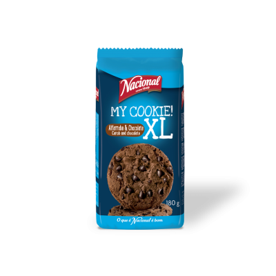 Cookie XL Carob & Black Chocolate 180gr